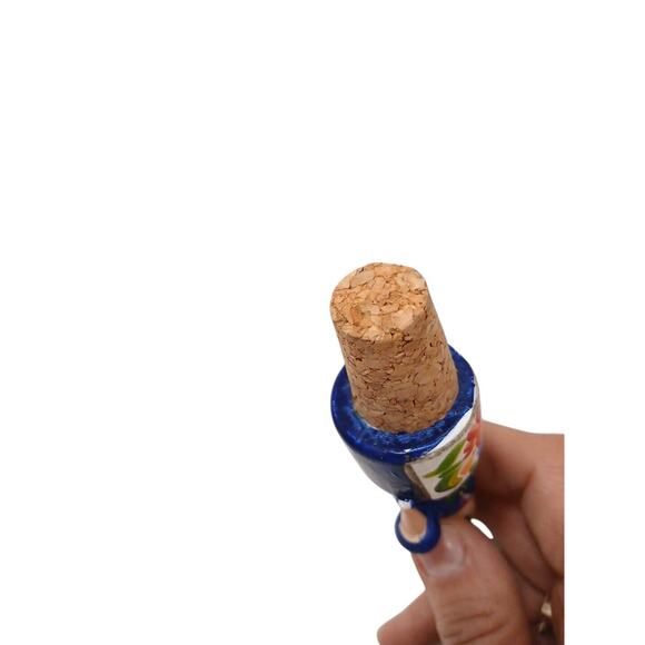 Colorful Hungarian Folk-Art Girl Lady Cork Wine Bottle Stopper Russian European - Picture 7 of 8